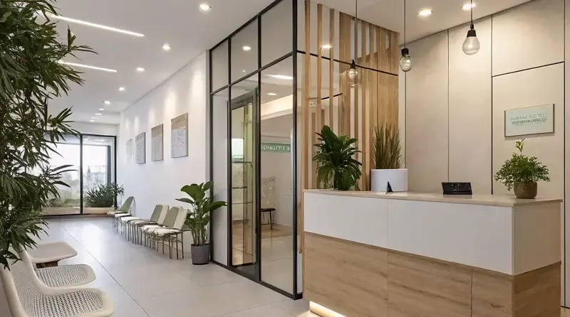 A clinic interior
